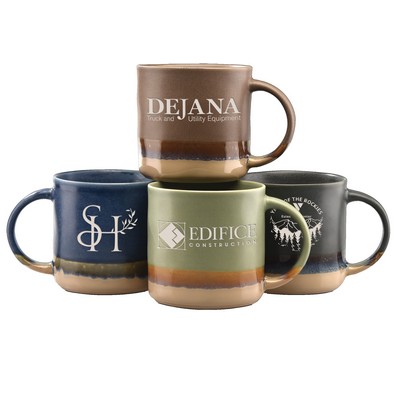 18 oz. Etched Saturn Collection Ceramic Mug